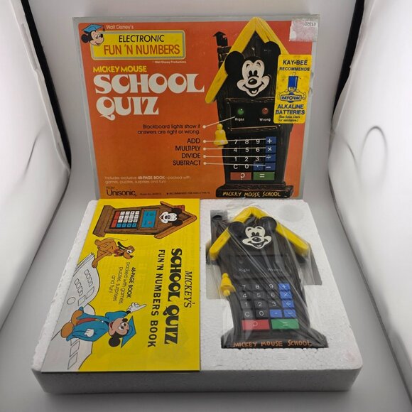 Unisonic Disney Mickey Mouse School Quiz Electronic Fun 'N‎ Numbers Calculator - Picture 7 of 9